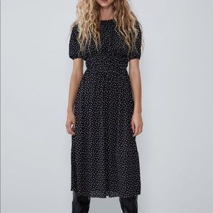 Zara polka dot dress lightly used